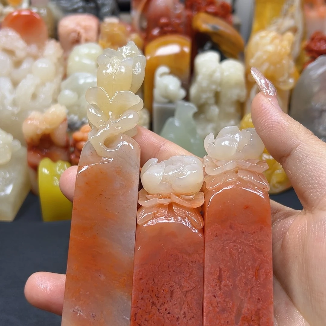 寿山石江*印章雕刻工艺