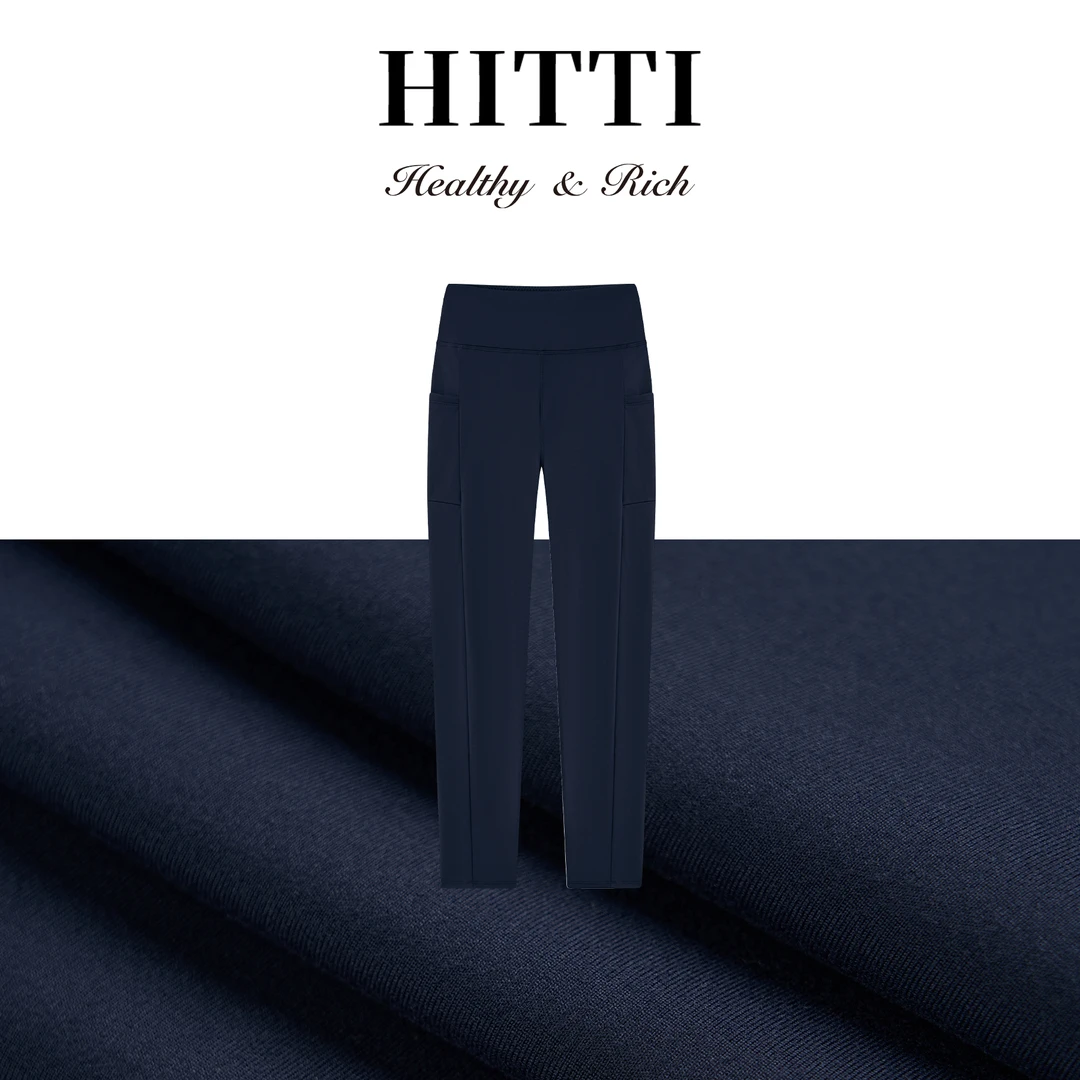Hitti秋冬外穿打底裤运动网球高尔夫短裙打底裤加绒保暖修身