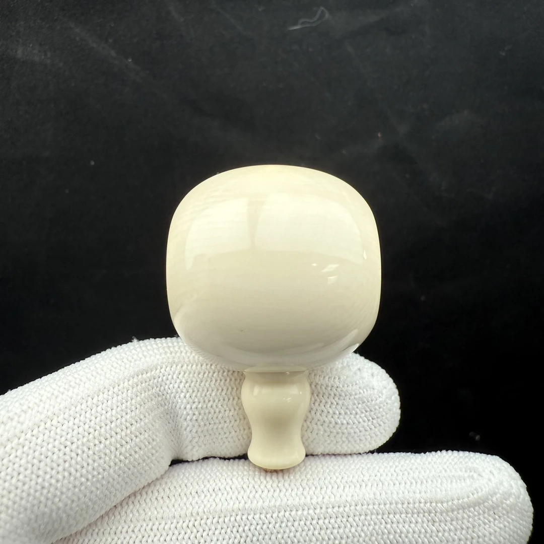 J7353天然猛犸牙 精品乳牙三通28.9*42.7mm 支持鉴定 假一罚十