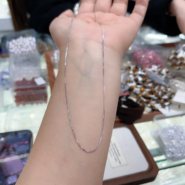 非金属布艺项链 S362净版素链项链