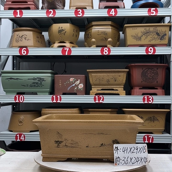 紫砂花盆紫砂花盆