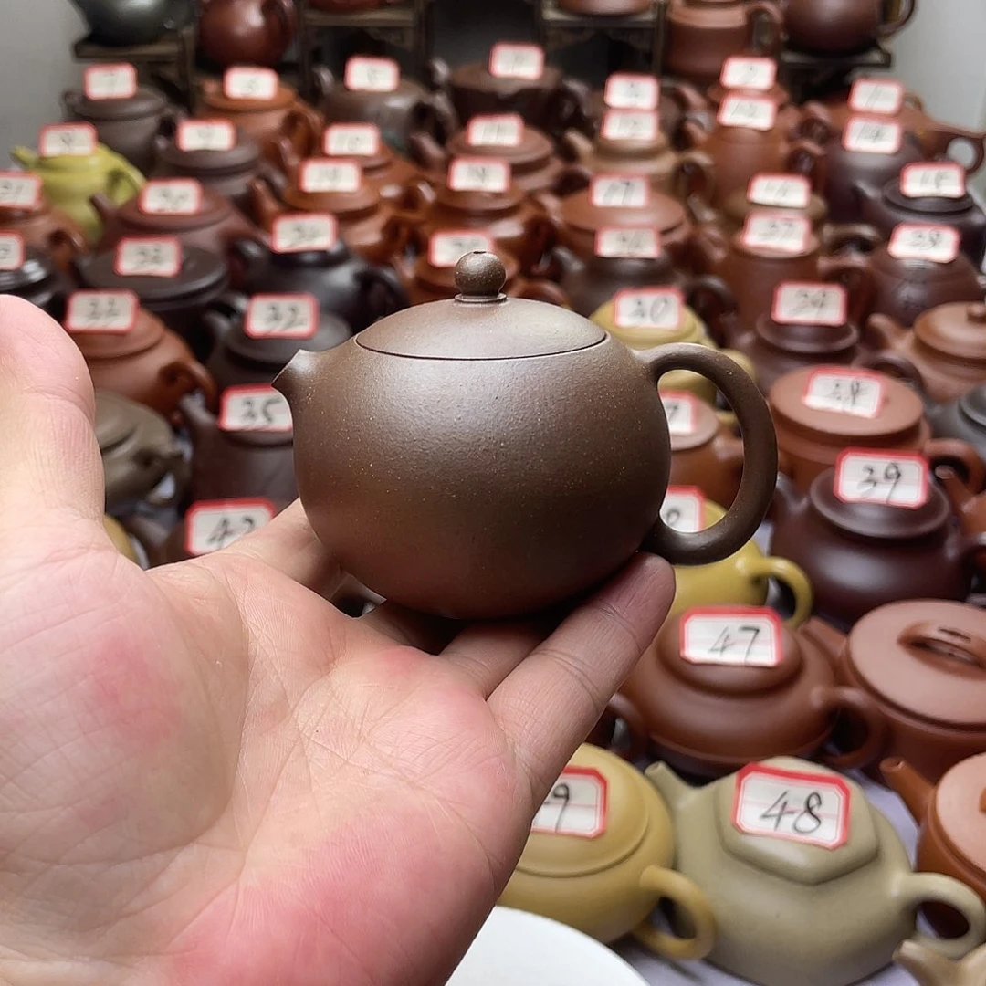 紫砂壶宜兴紫砂半手工