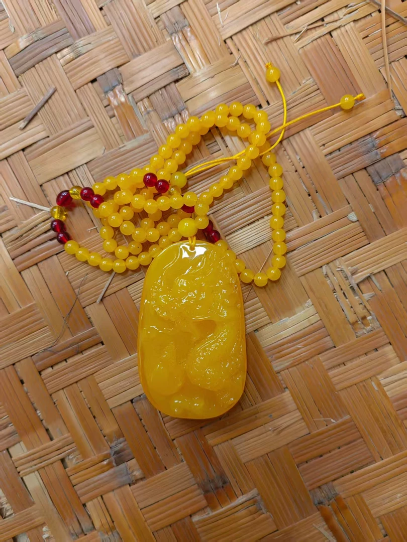 【抖音闪购】唐总专属心意链接蜜蜡手串黄龙