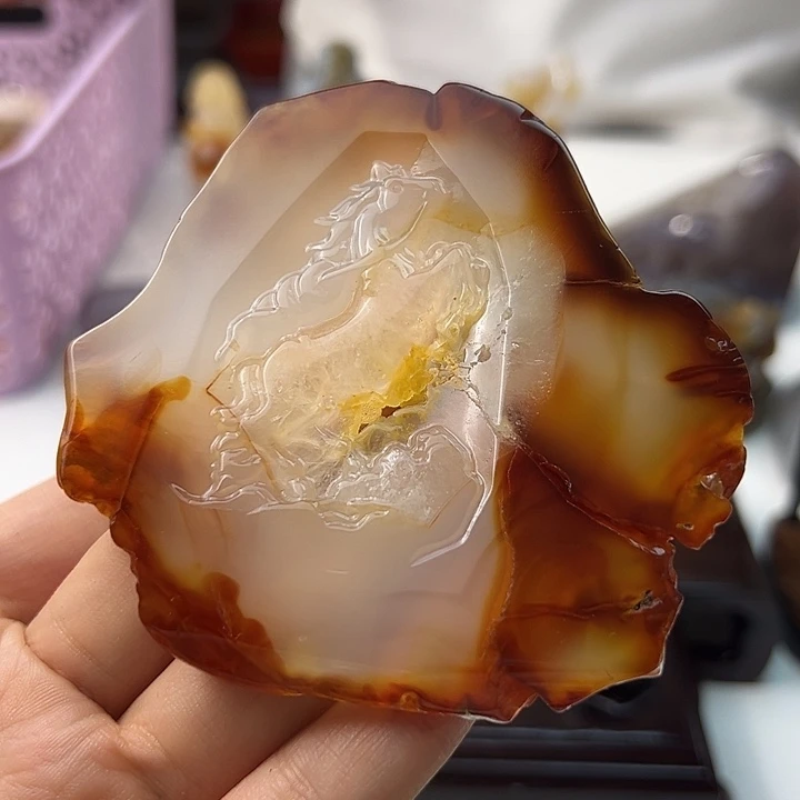 玛瑙/玉髓颈饰合金
