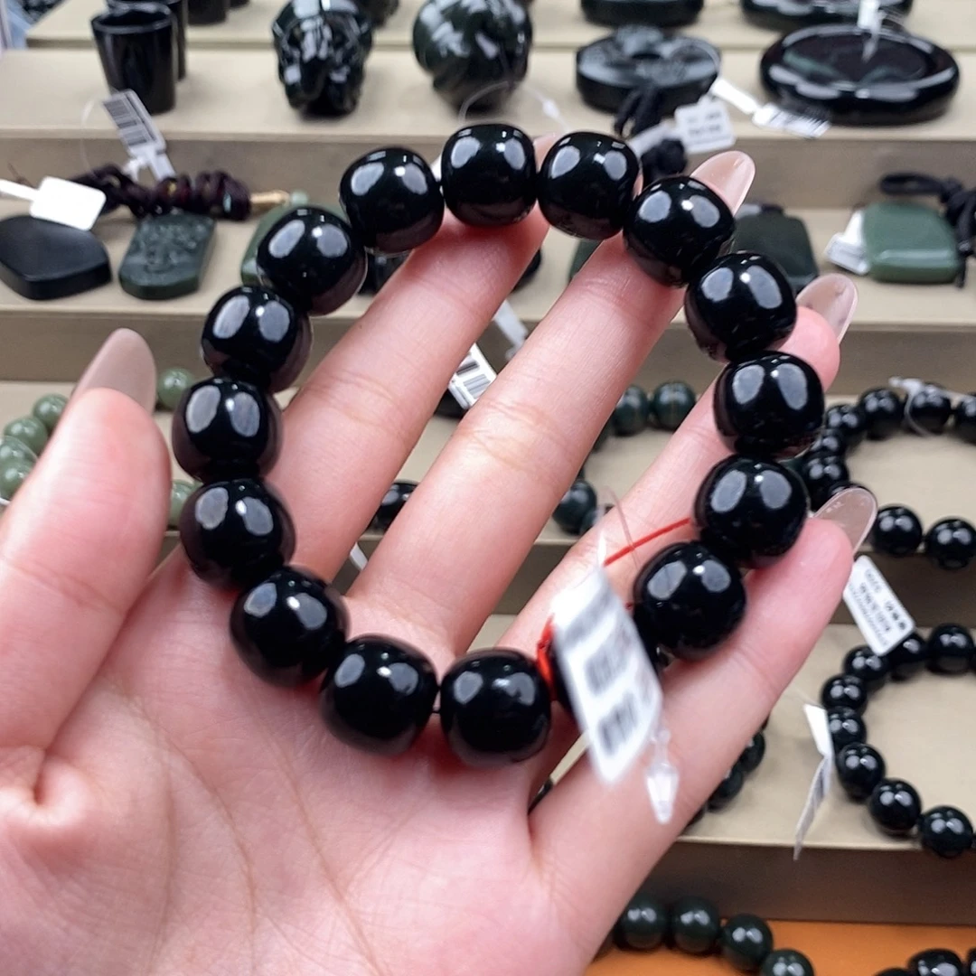 @***@和田玉未镶嵌手链