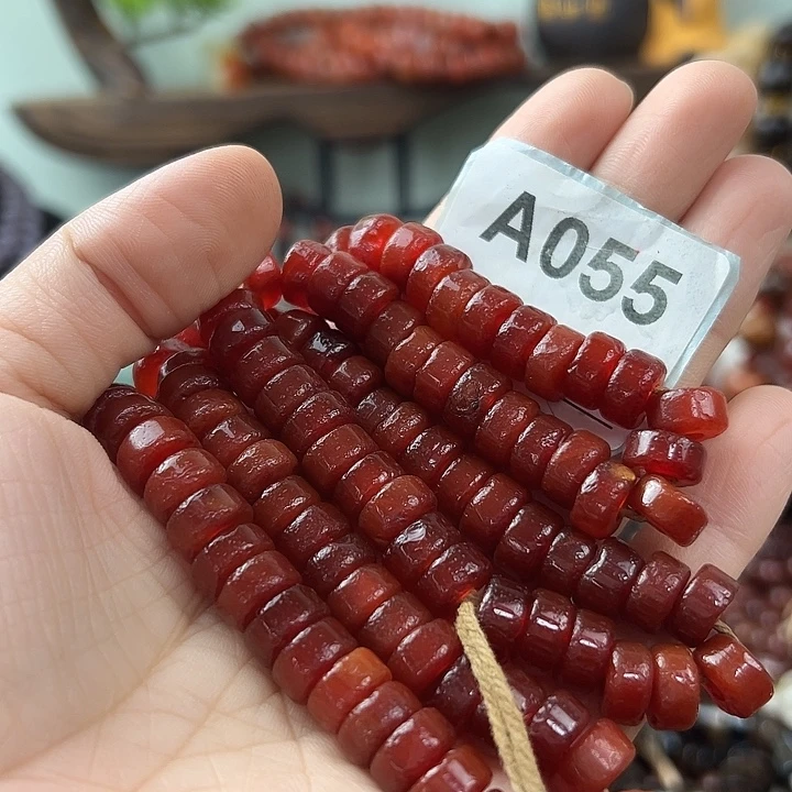 桃***义玛瑙/玉髓合金颈饰