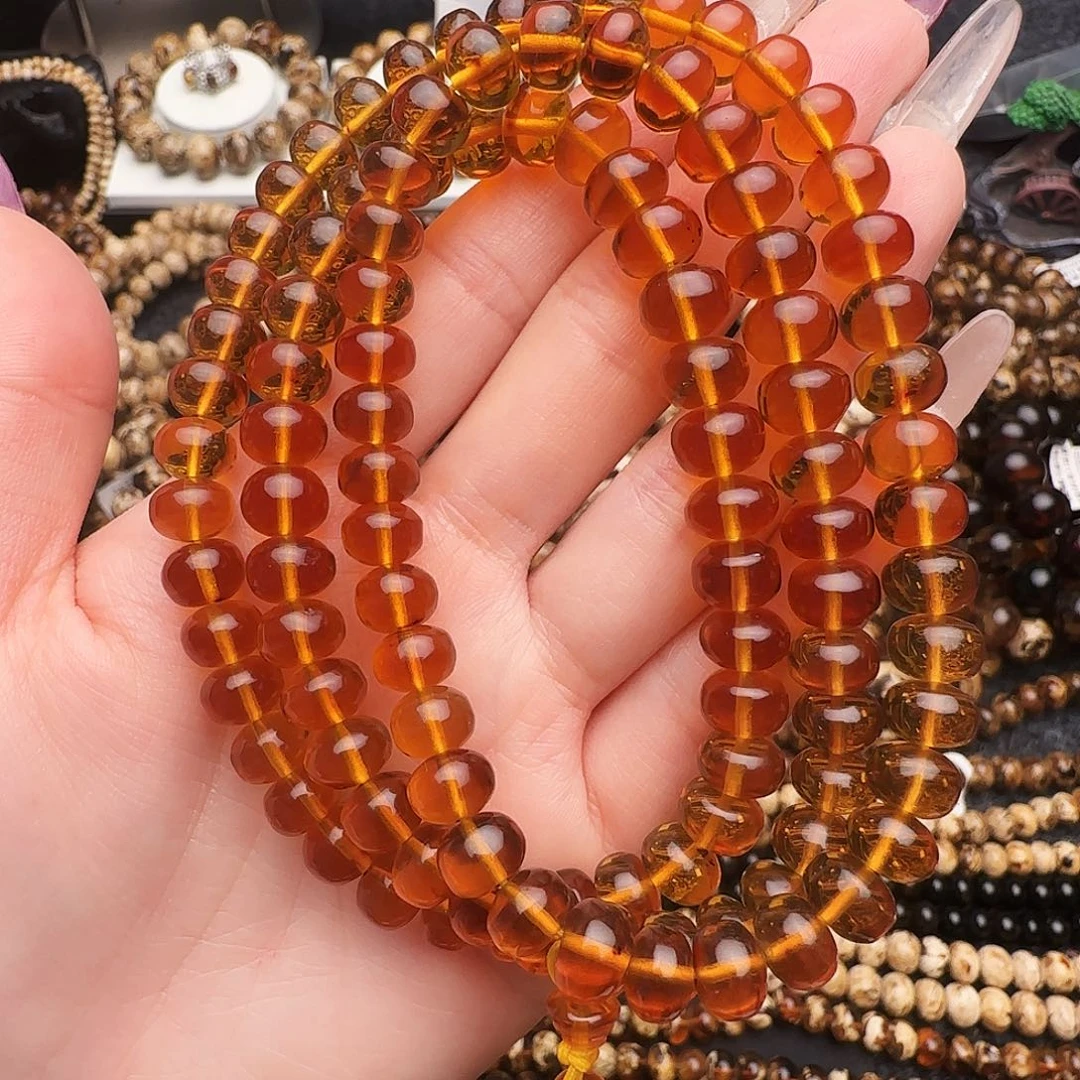 琥珀未镶嵌手链抚顺琥珀