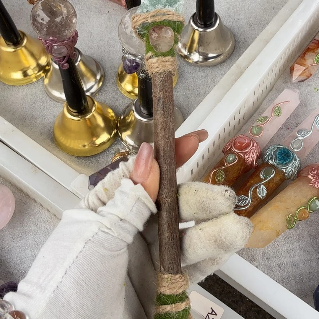 水晶手链22K金镶嵌萤石