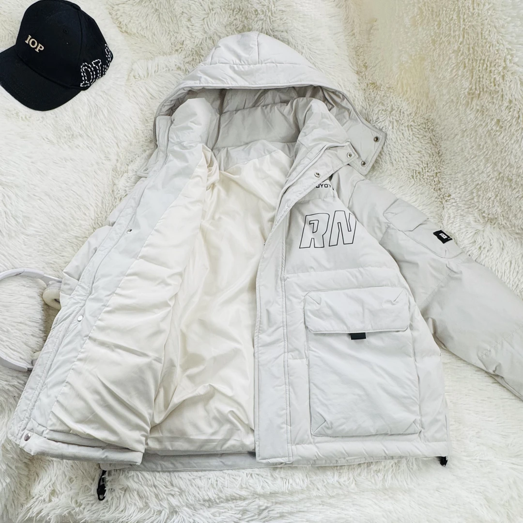 冬季1285绒服外套厚款帽子可拆卸