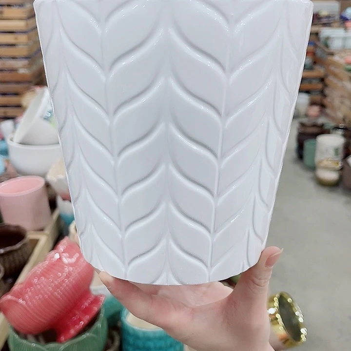 有孔，凑10元包邮陶瓷花盆发货！