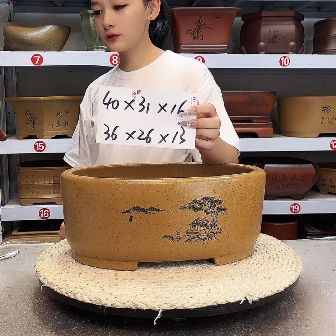 紫砂花盆紫砂花盆