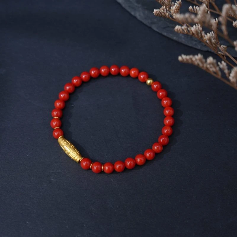 【央博玉专属】18K珊瑚手链-D5070ZZ-多样性发一