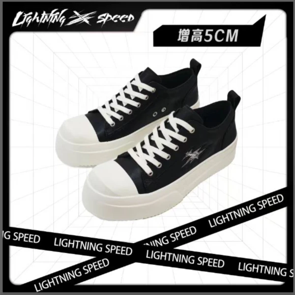 国际时装周明星秀款LightningSpeed闪电大头德比鞋低帮鞋子男款