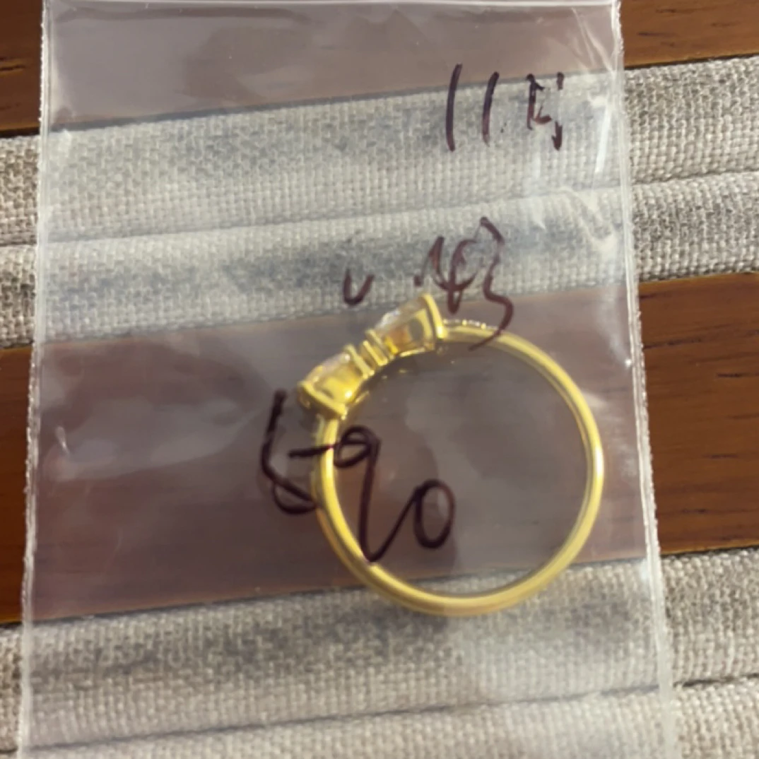 A1克重0.43 11号 大蝴蝶结6D戒指 足金999