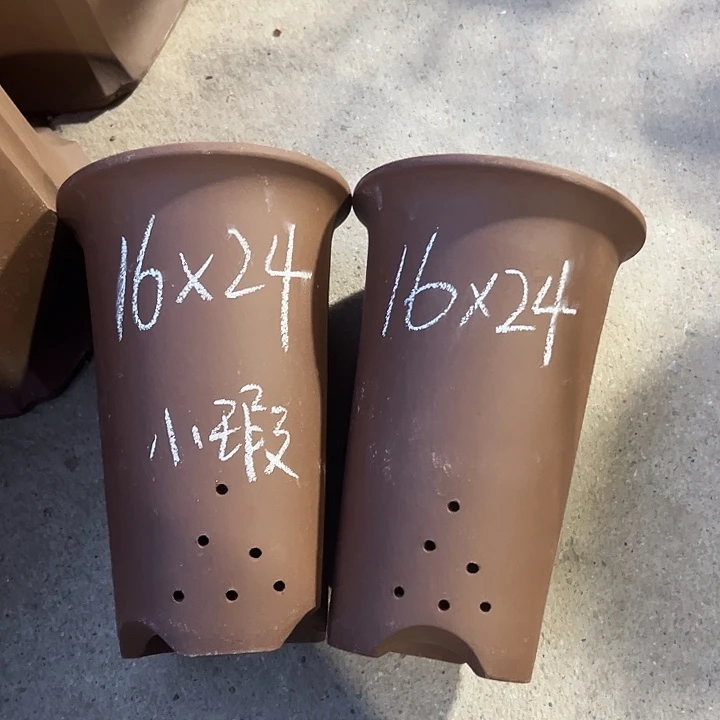 紫砂花盆宜兴紫砂花盆厂家直销2只