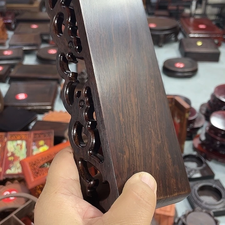 紫砂红木底座工艺品红木底座工艺品22公分