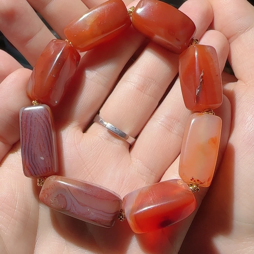 大****玛瑙/玉髓未镶嵌手链