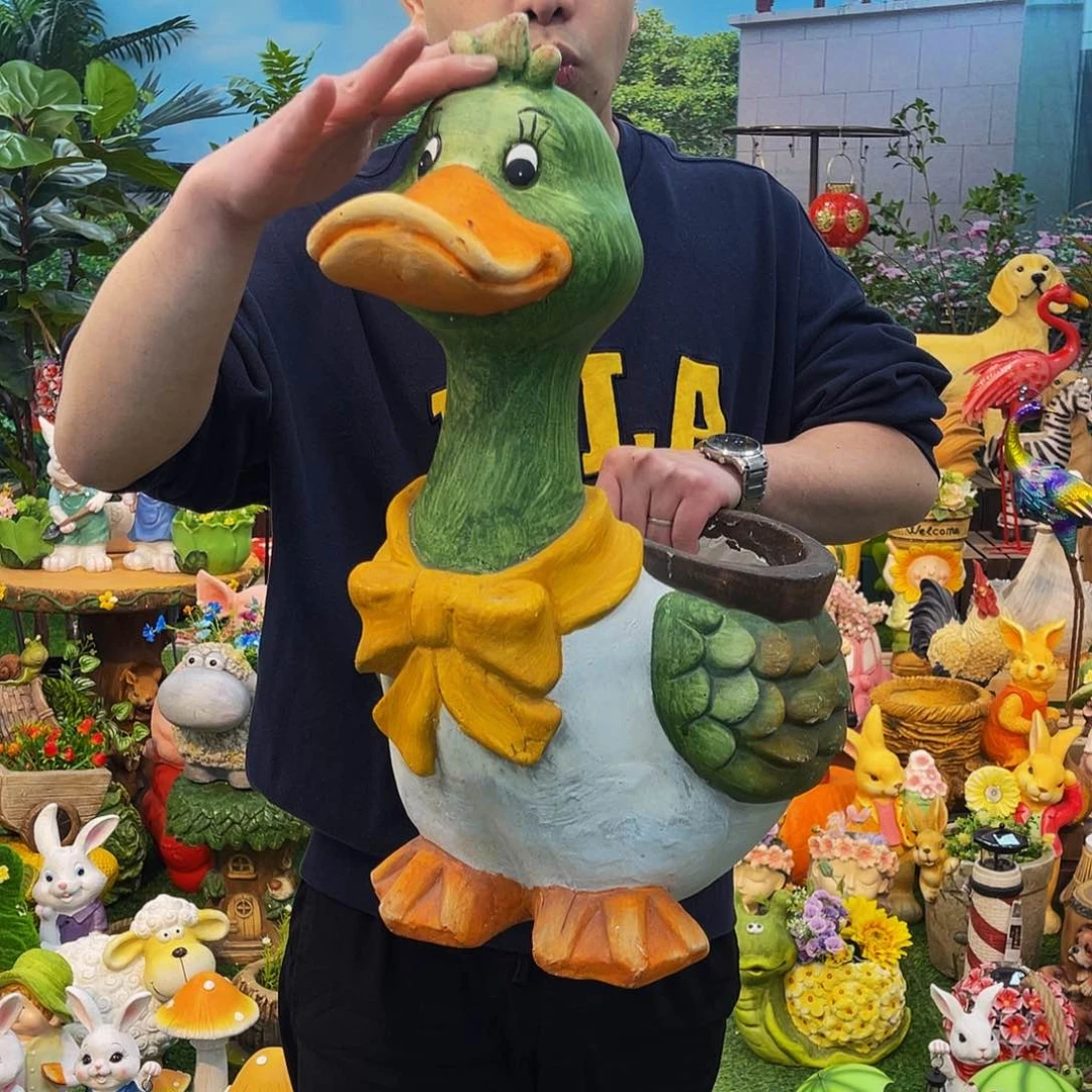 红陶花园庭院摆件