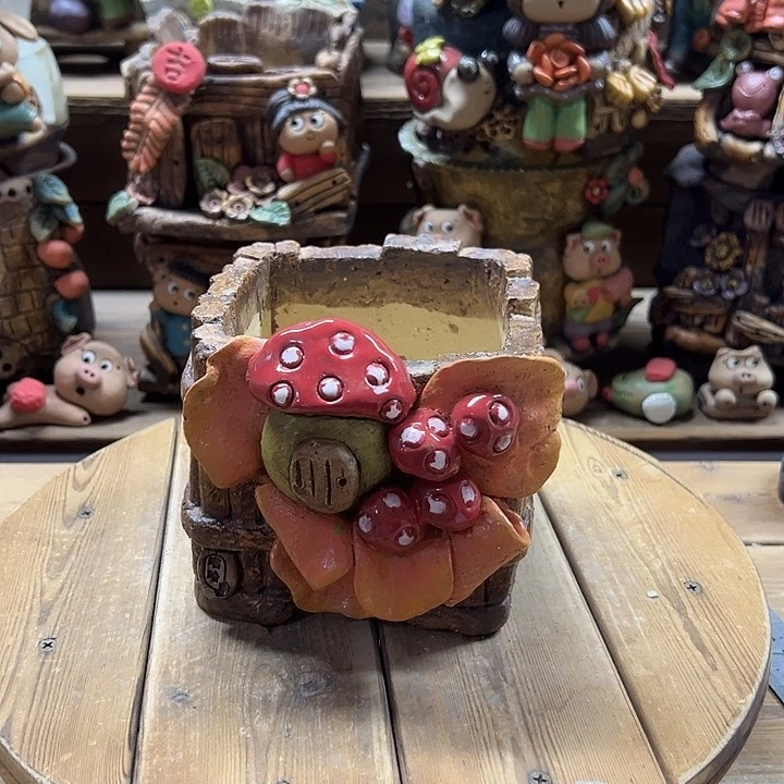 嘻哈多肉花盆百搭