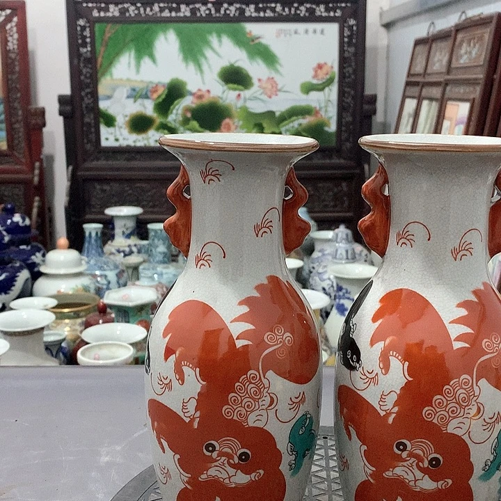 摆件陶博古架陶瓷摆件