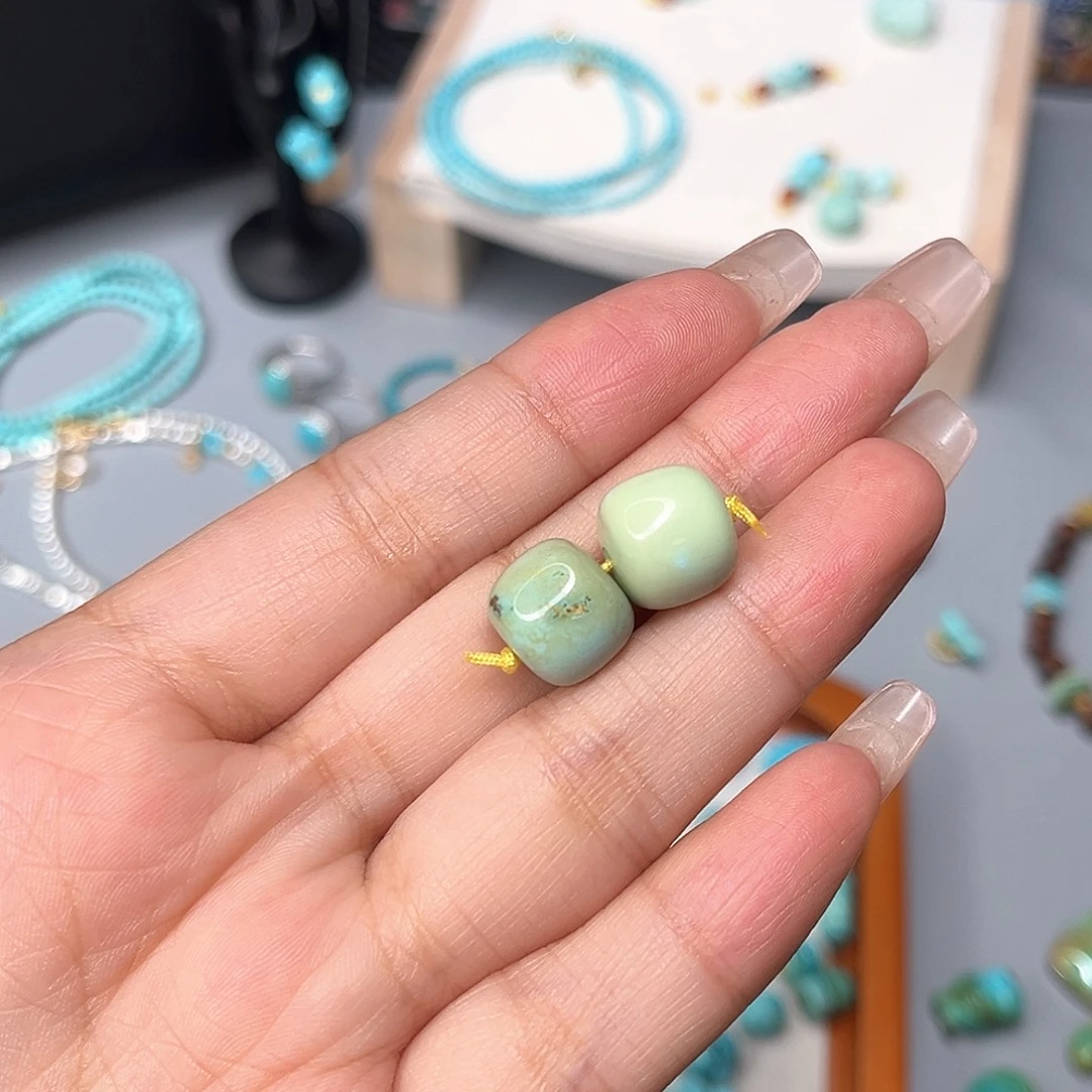 绿松石未镶嵌珠宝半成品