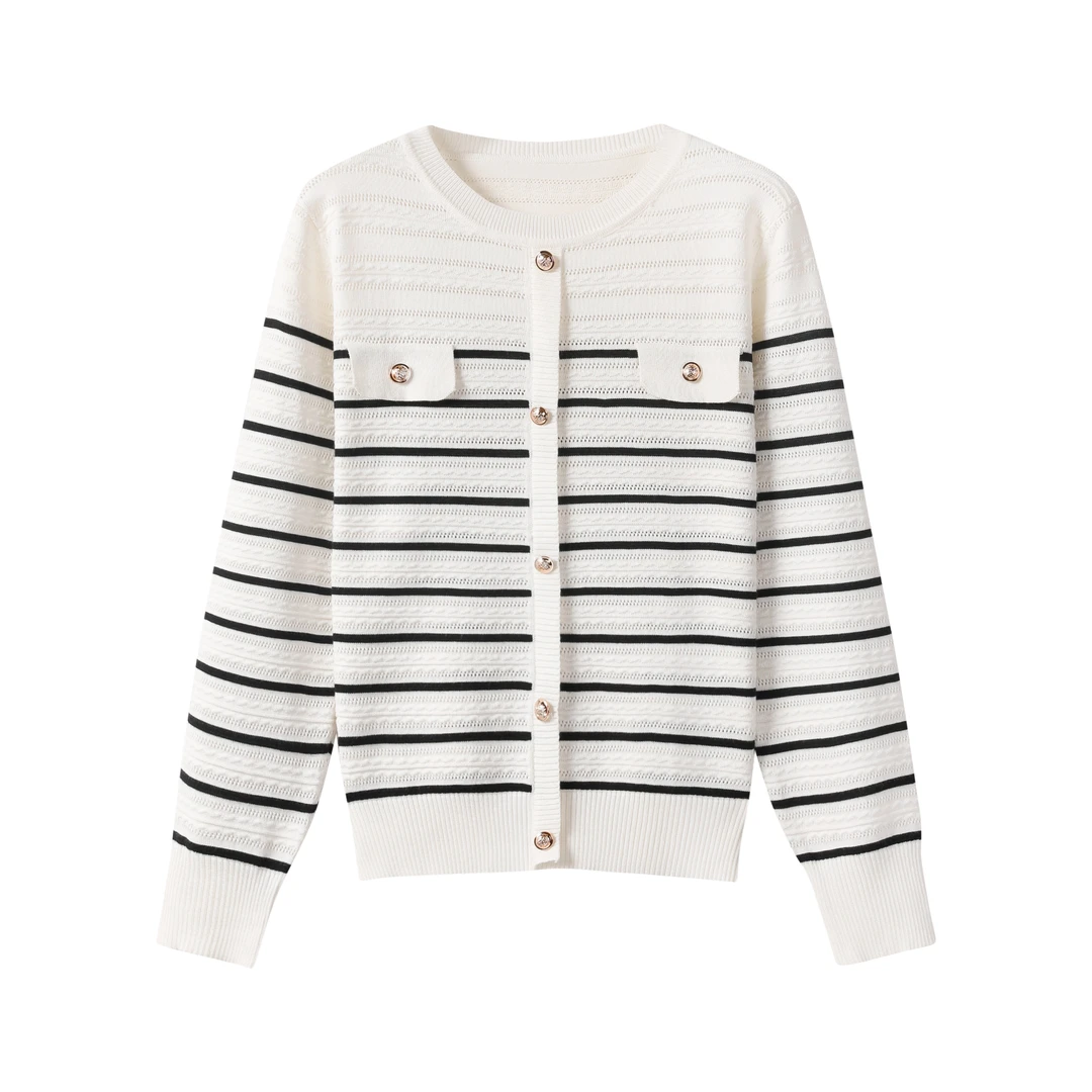 【管管专属】马克华菲女装时尚气质休闲百搭针织衫 F43004A016