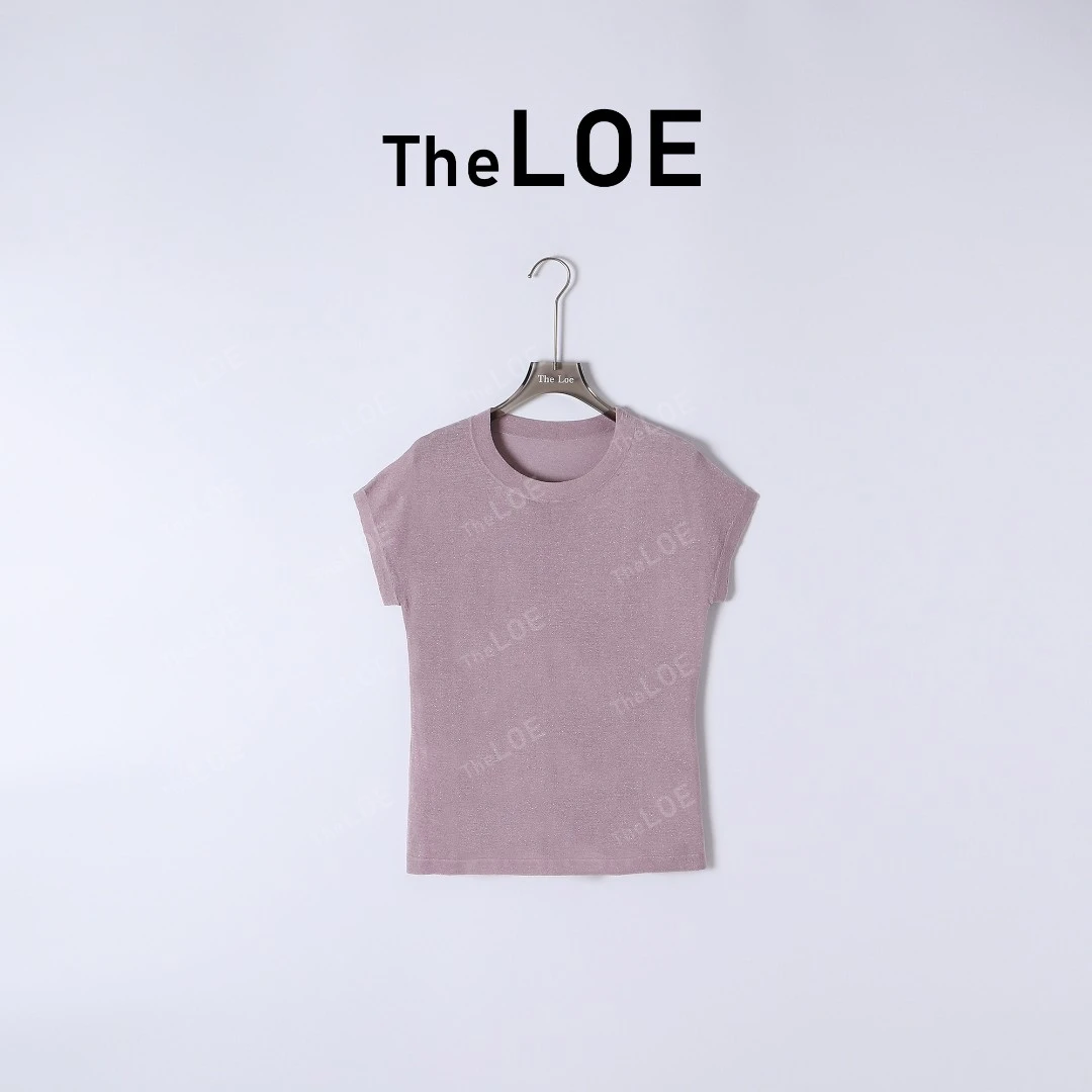 TheLOE/清凉闪闪T 春夏舒适轻盈T 针织短袖#04.07ZZ-G7432