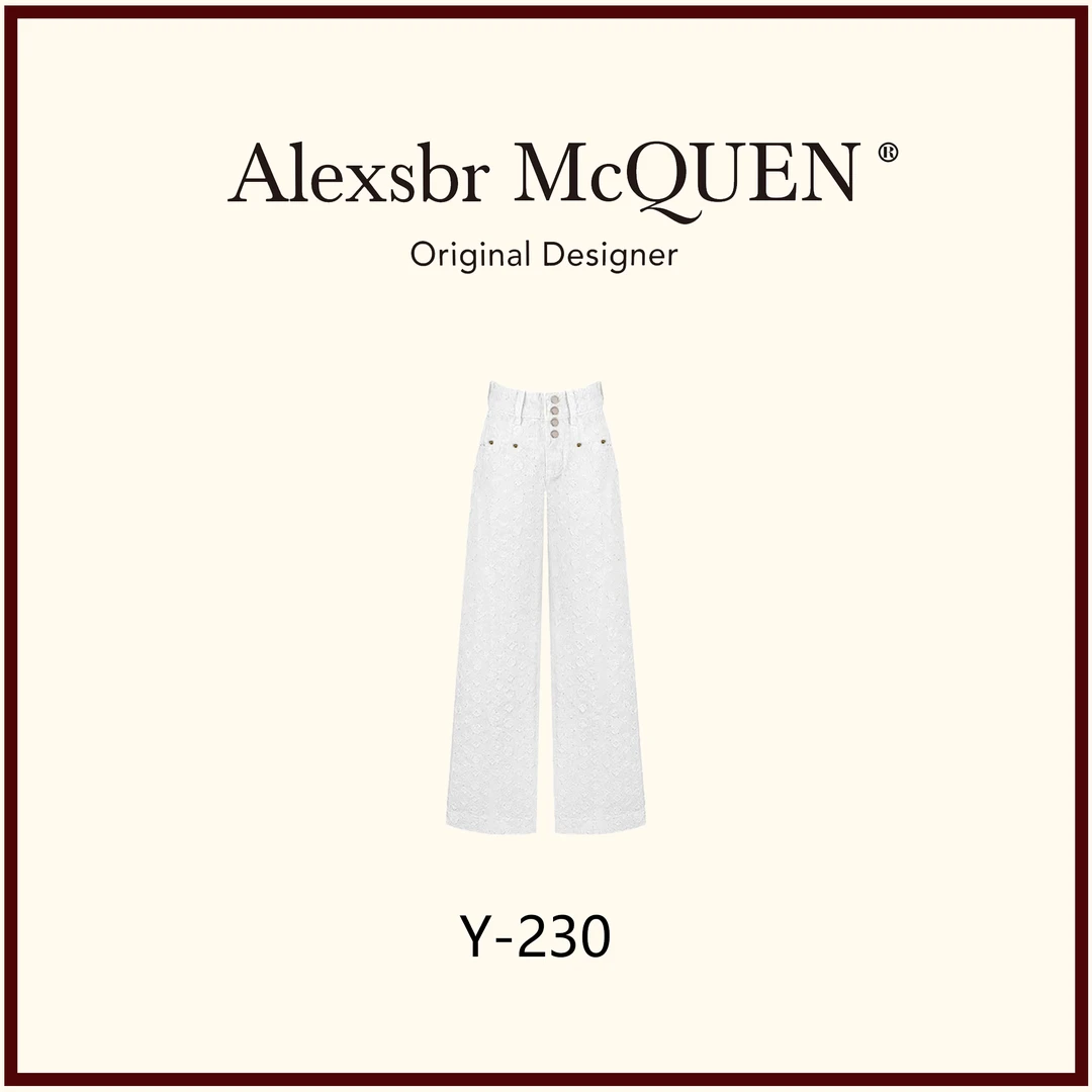 YDD•「Y-230」早春新款简约宽松时尚潮流休闲大码百搭裤子XM-89659