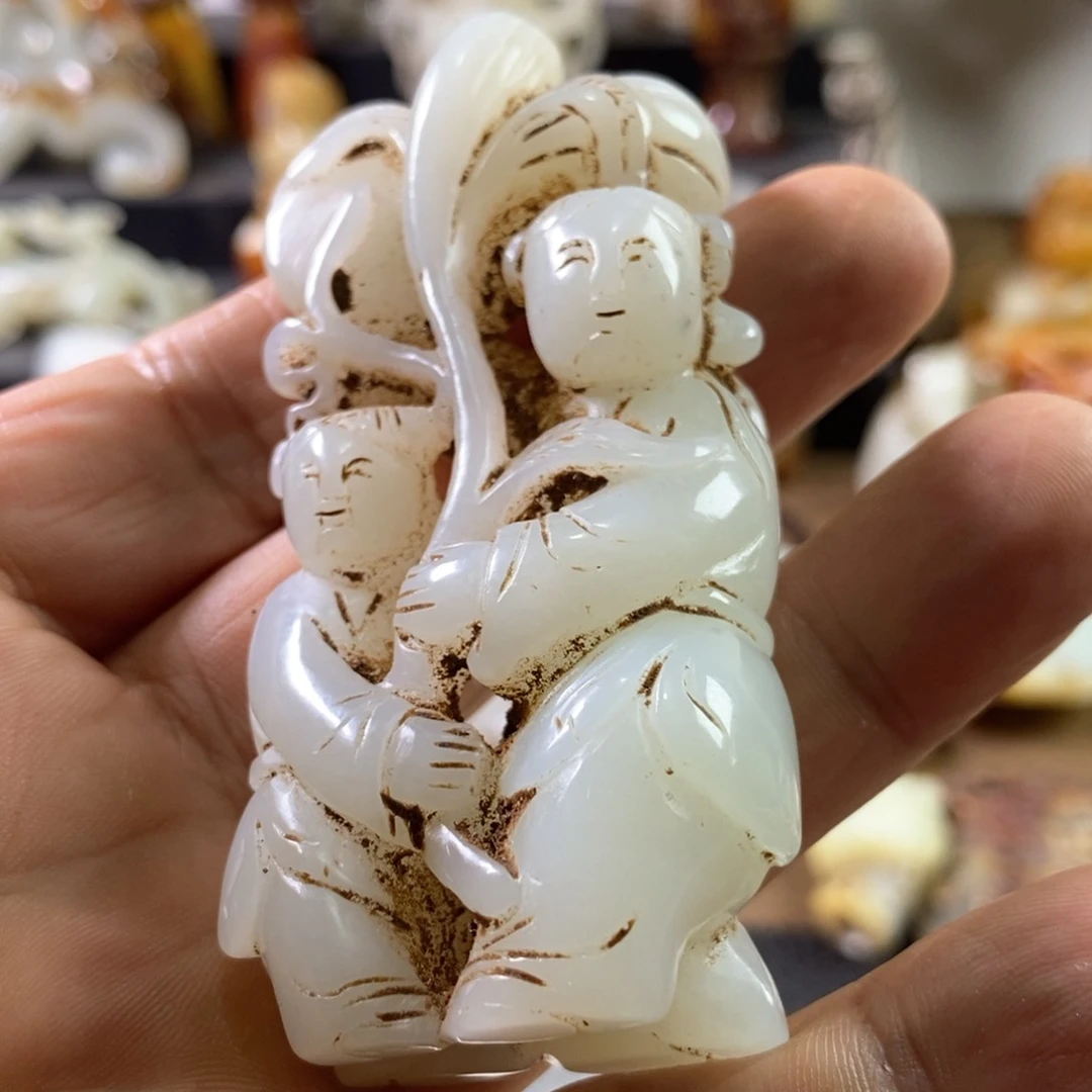 未镶嵌和田玉（糖玉）挂件