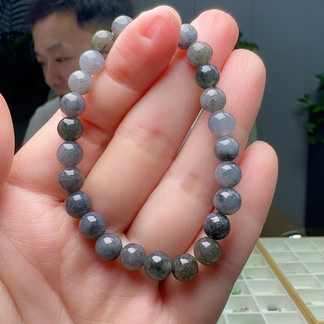 翡翠未镶嵌手链天然