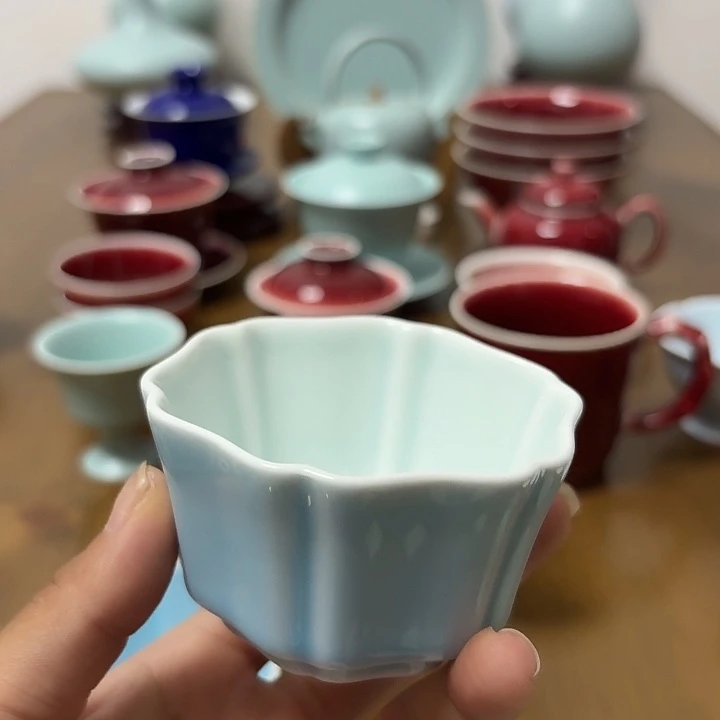 摆件景德镇高温陶瓷杯子