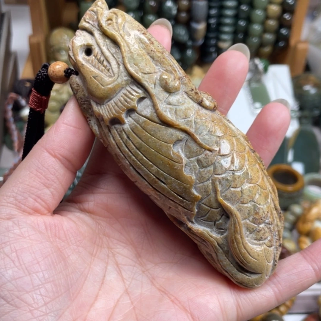 【闪购商品】岫岩河磨玉（透闪石质玉）手把件未镶嵌