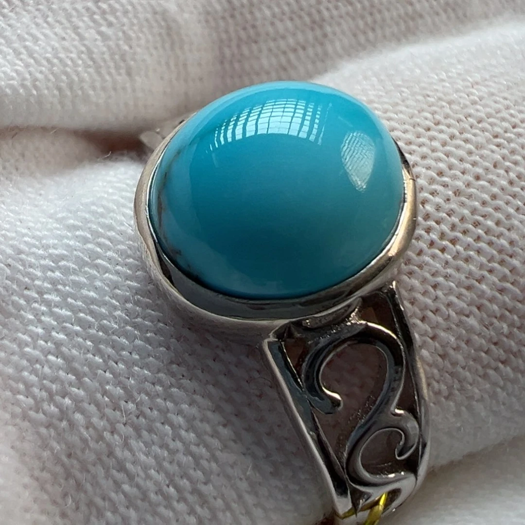 绿松石银S925镶嵌配饰