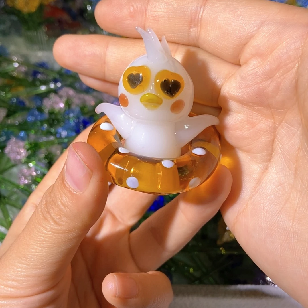琉璃手工艺品度假鸭