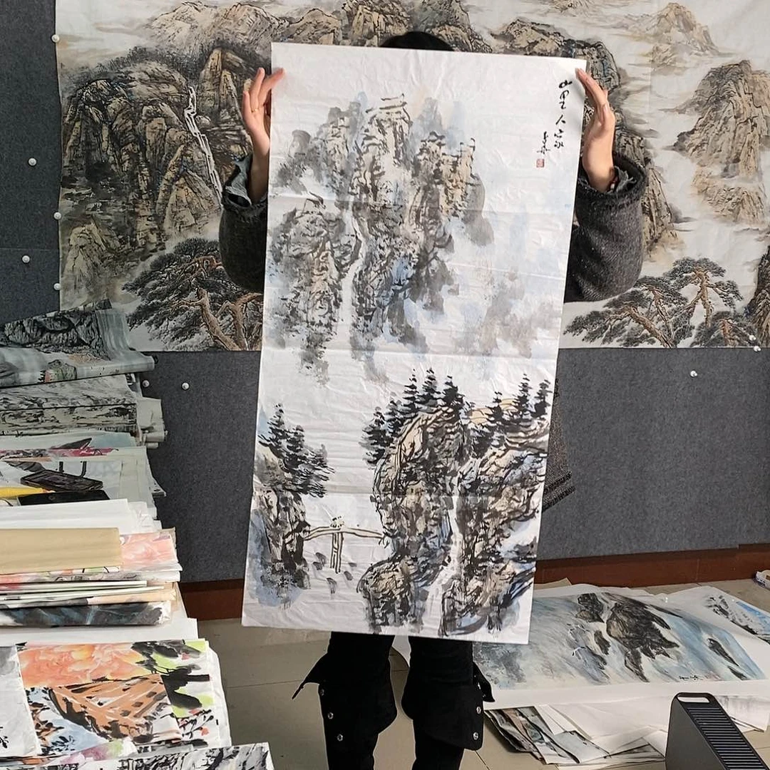 国画手写手绘国画作品57