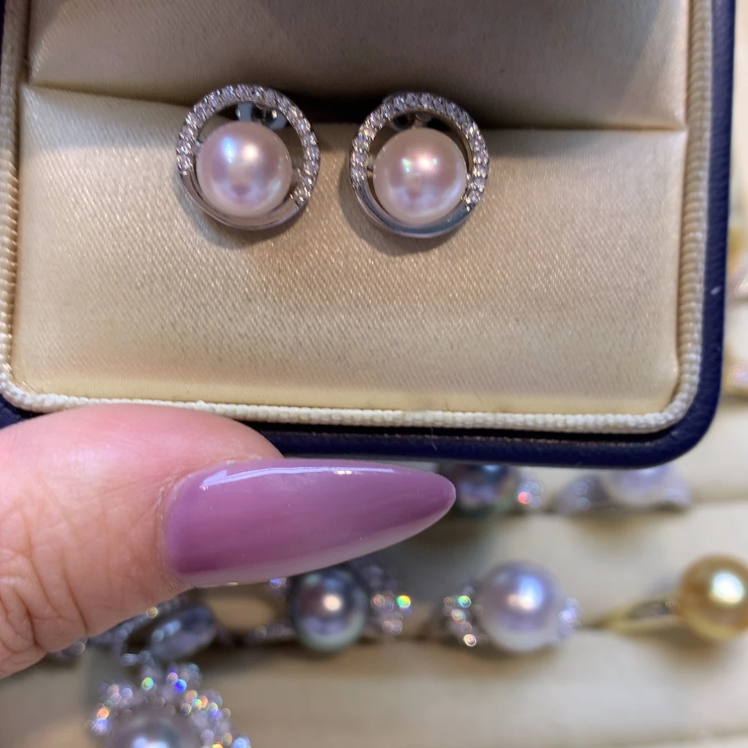 未镶嵌耳饰淡水珍珠