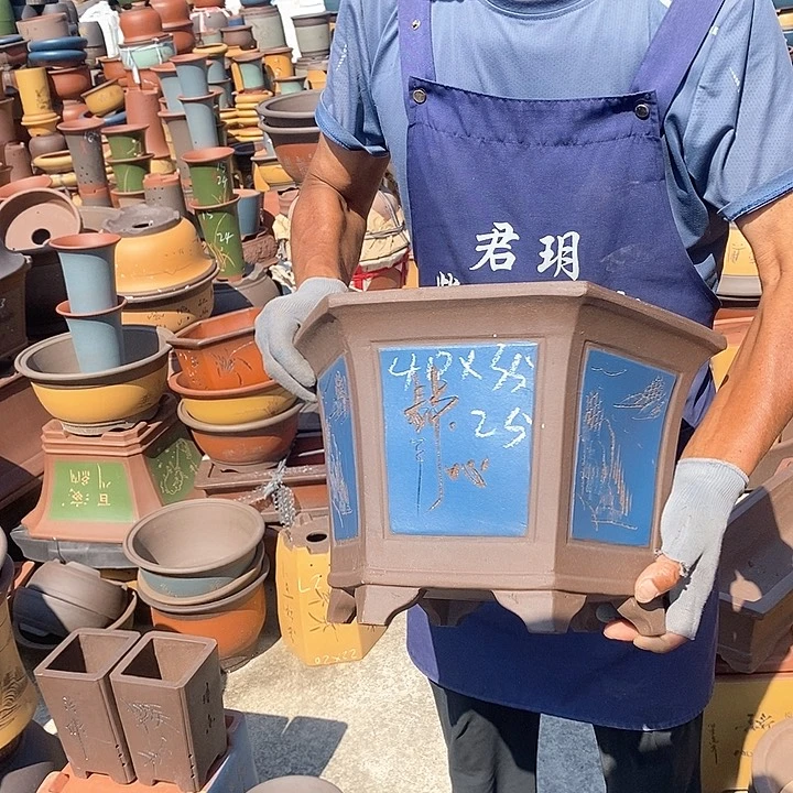 紫砂花盆紫砂花盆
