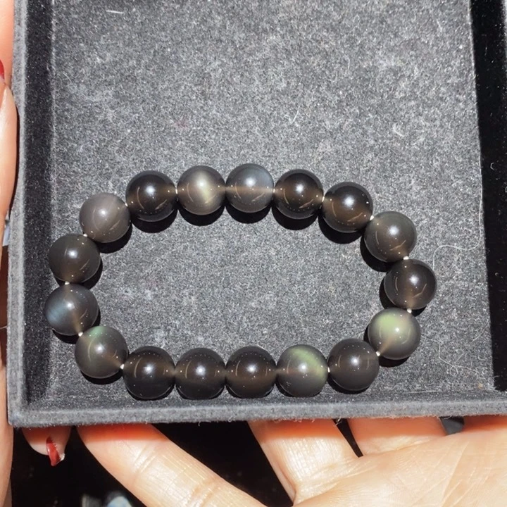 黑曜岩手链未镶嵌I****t