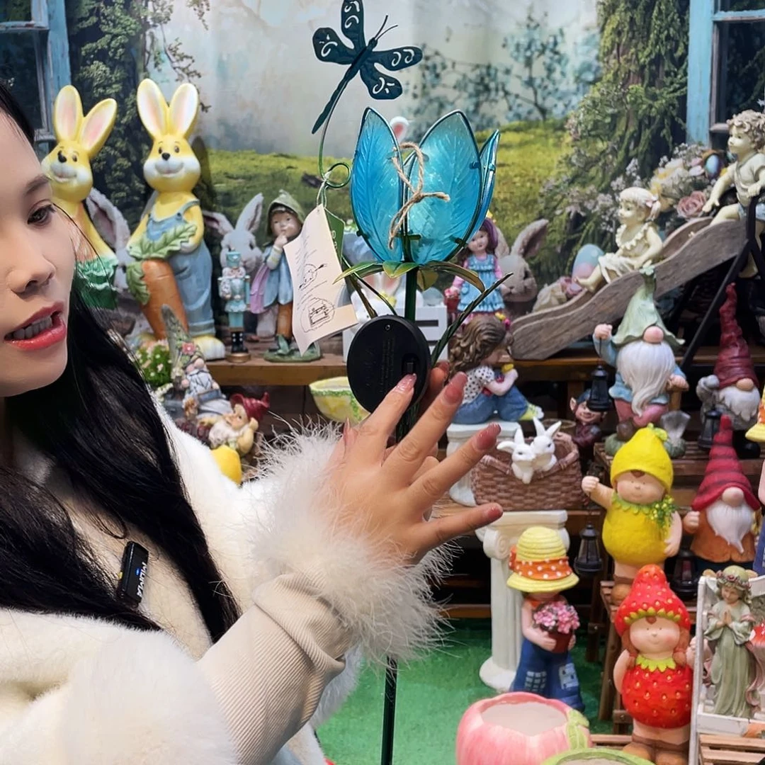 摆件花园摆件红红火火