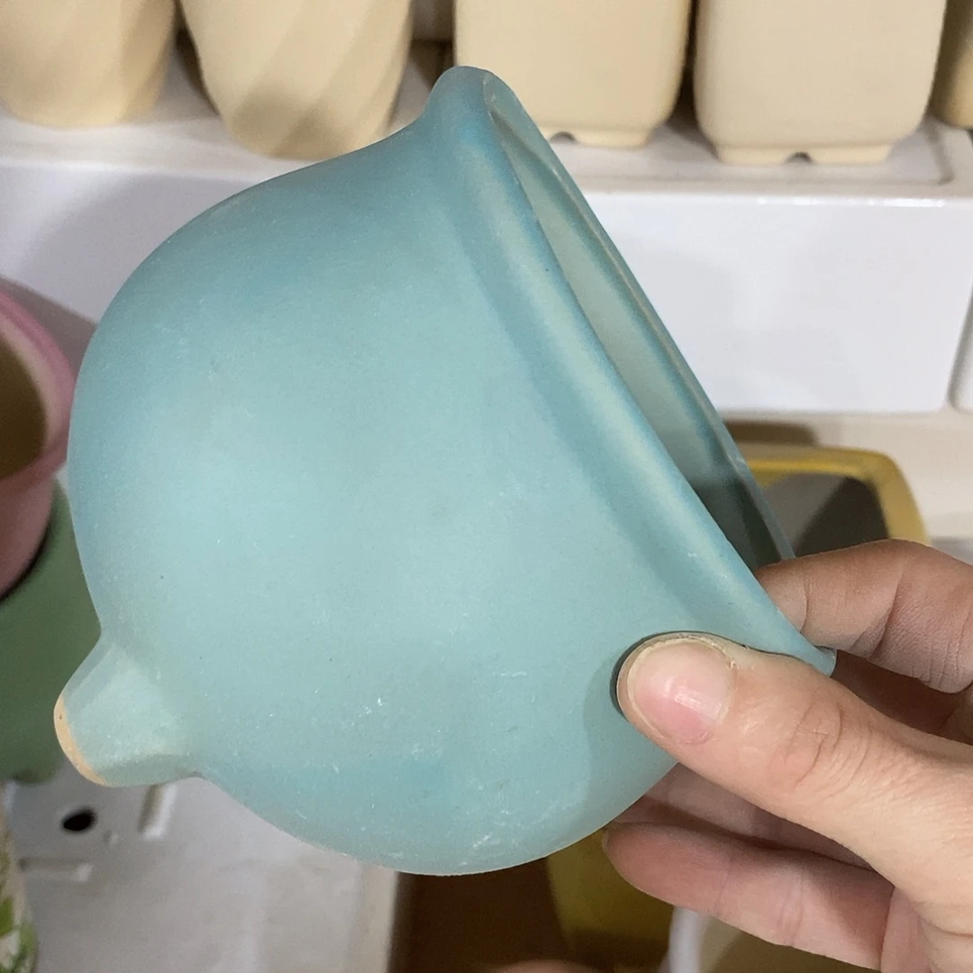 杯子陶陶盆有孔 瑕疵介意勿拍