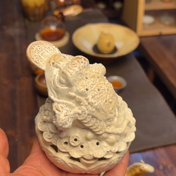 一***念陶杯子七天柴烧香炉