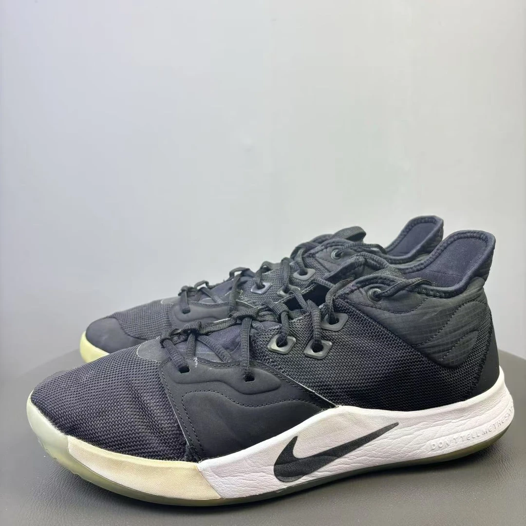 90新 maje 47.5码 PG3黑冰篮球鞋 非原盒