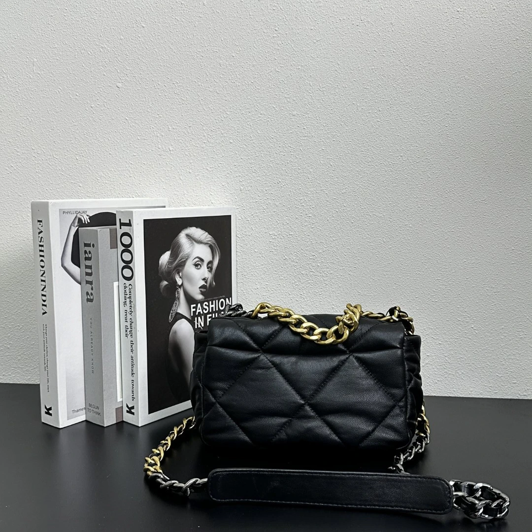 高定轻奢真皮奢侈女包 19bag 迷你号三色链斜挎包