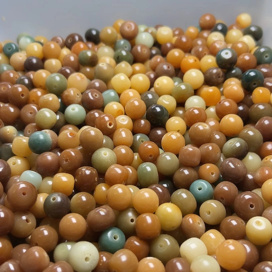 白玉菩提吊坠瑕疵敦煌混300颗