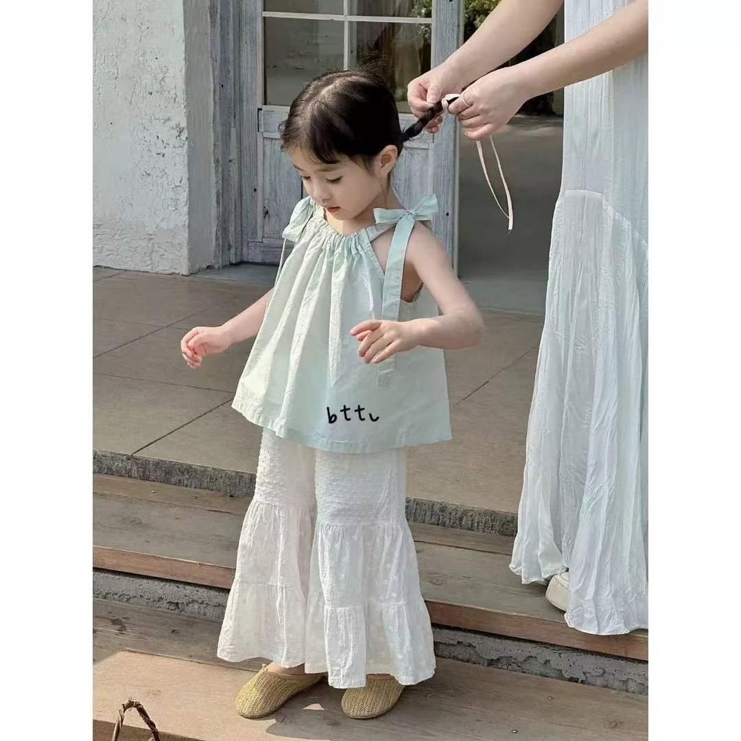 淡淡湖蓝（上衣）女宝