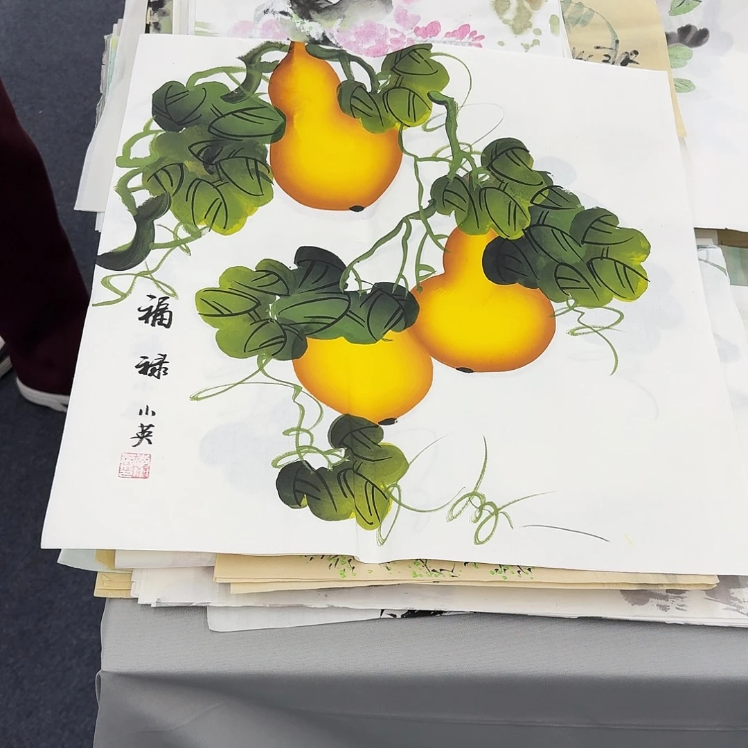 国画纯手绘作品欣赏