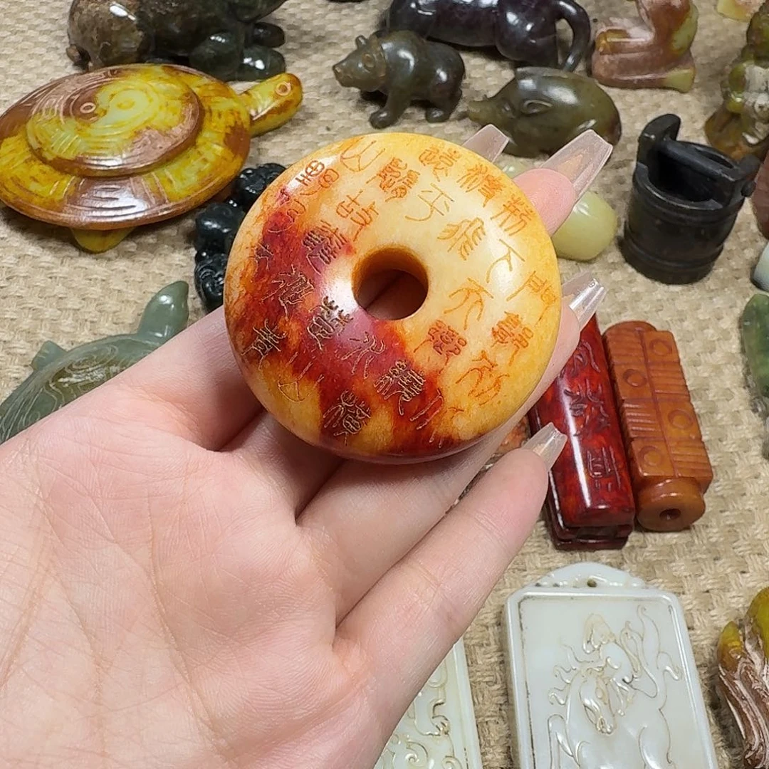 白玉菩提吊坠挂件