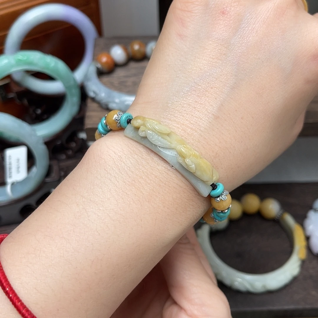 翡翠未镶嵌手链手链