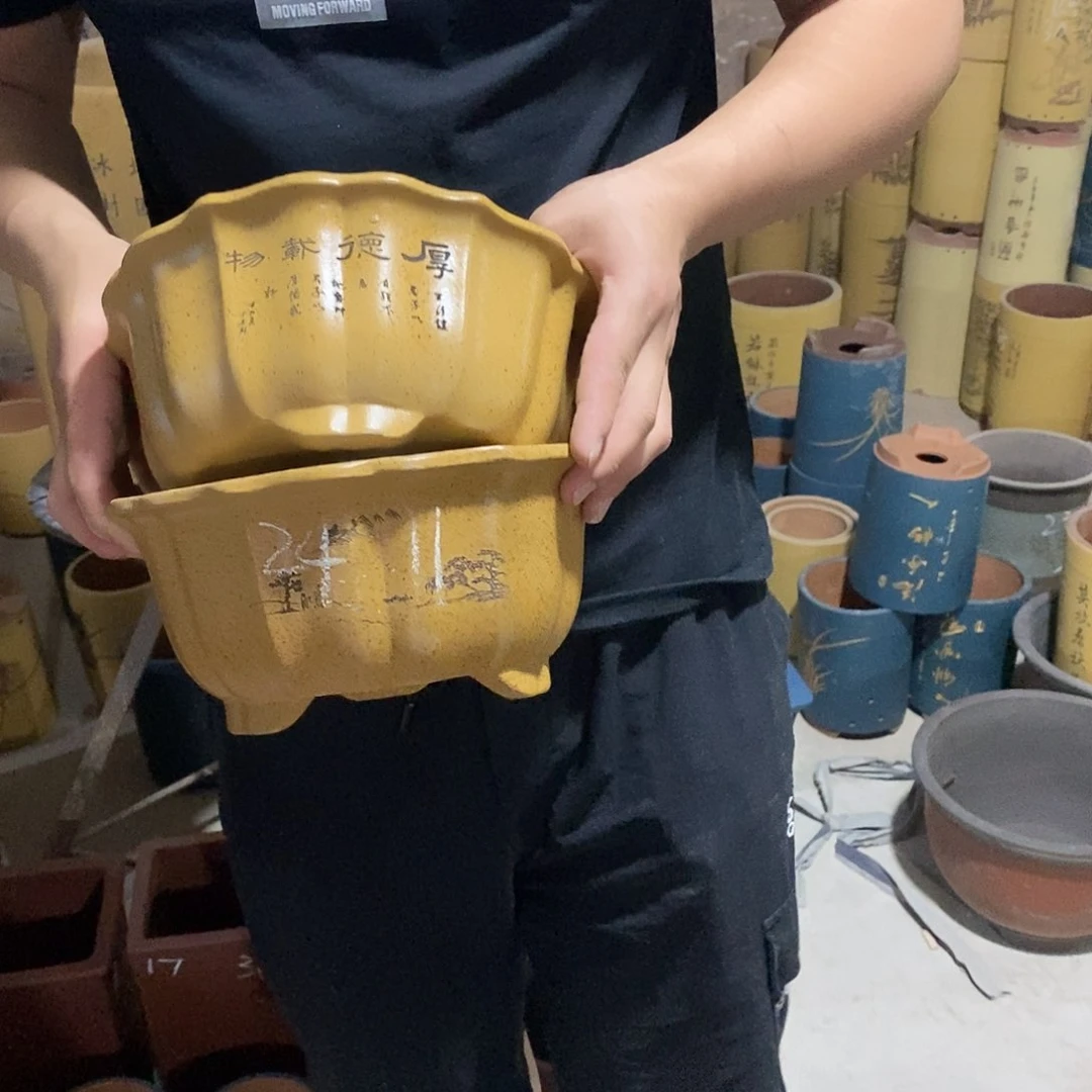 紫砂花盆紫砂花盆