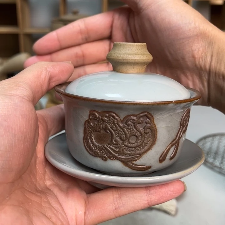 壶老段烧陶瓷茶器